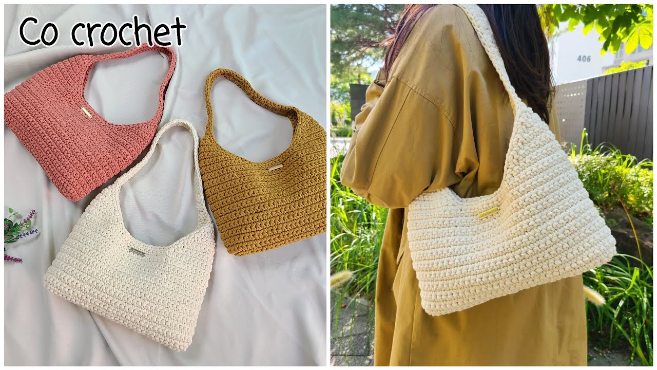 클래식 호보백 🤎 코바늘 가방 crochet bag