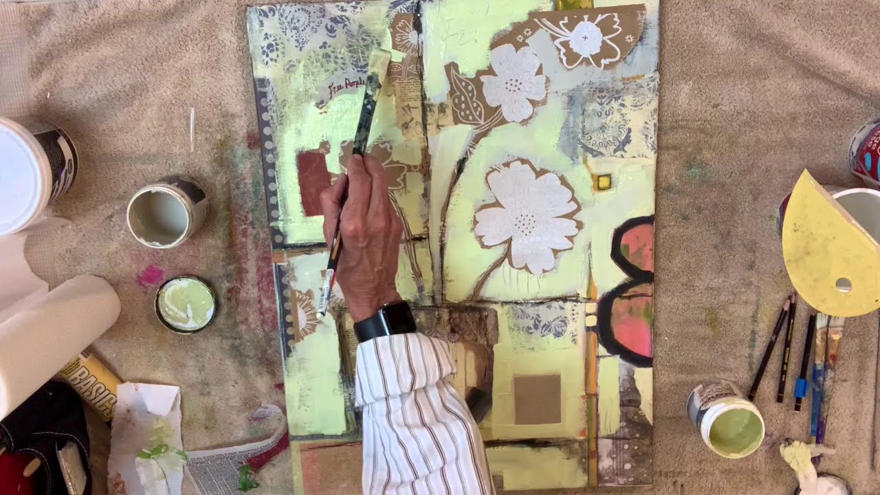 Mixed Media Layers / What's Underneath