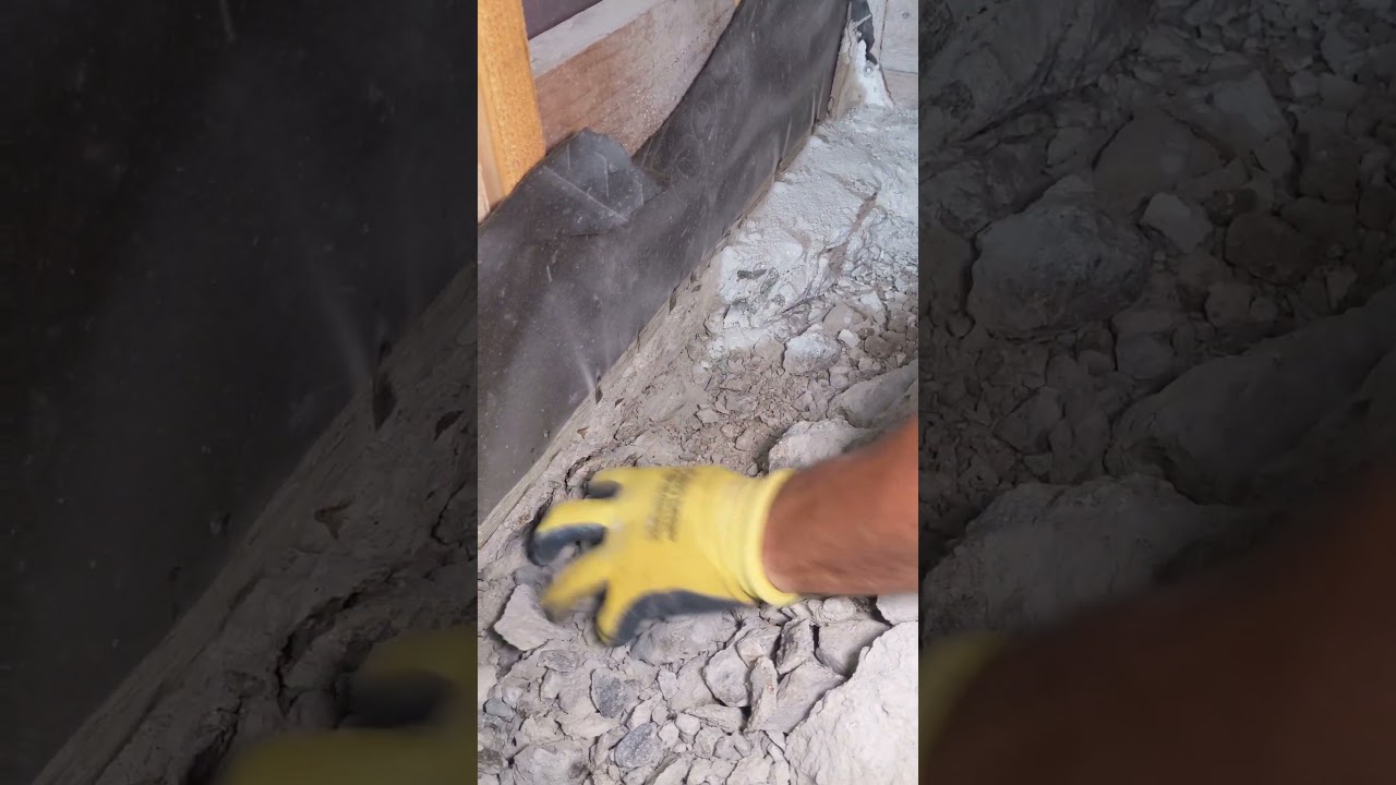How to create a curbless shower on a concrete slab