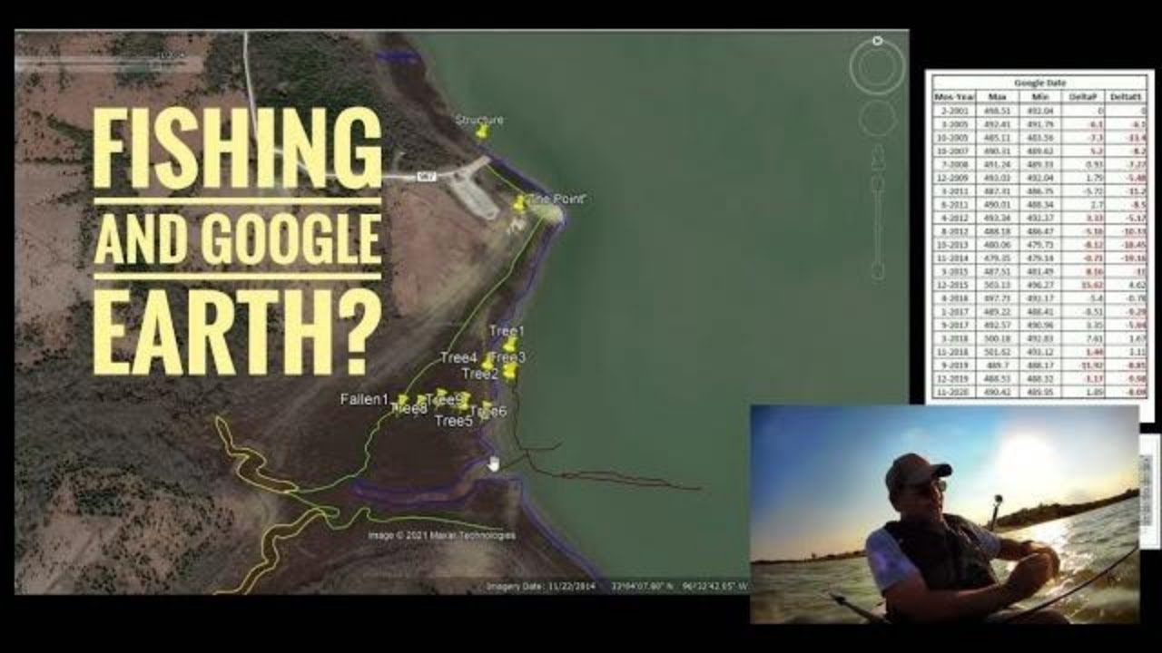 Using Google Earth for Fishing | Lake Lavon