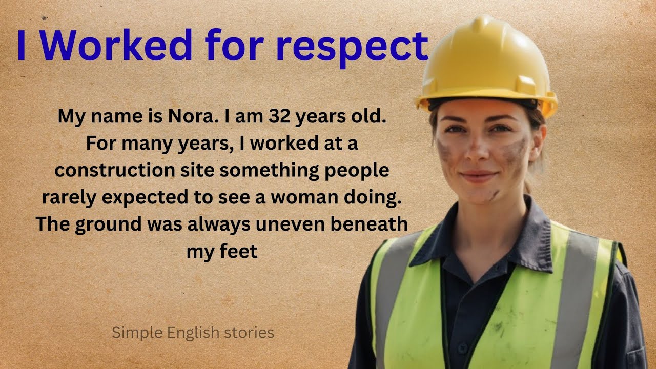The Day I Stopped Sweating for Respect ✅ Learn English Through Stories (A1–A2 Level) ✅