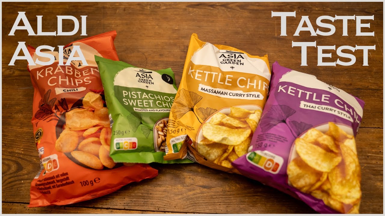 Für euch getestet: Aldi Asia Knabbereien - Pistazien, Chips und Krabbenchips