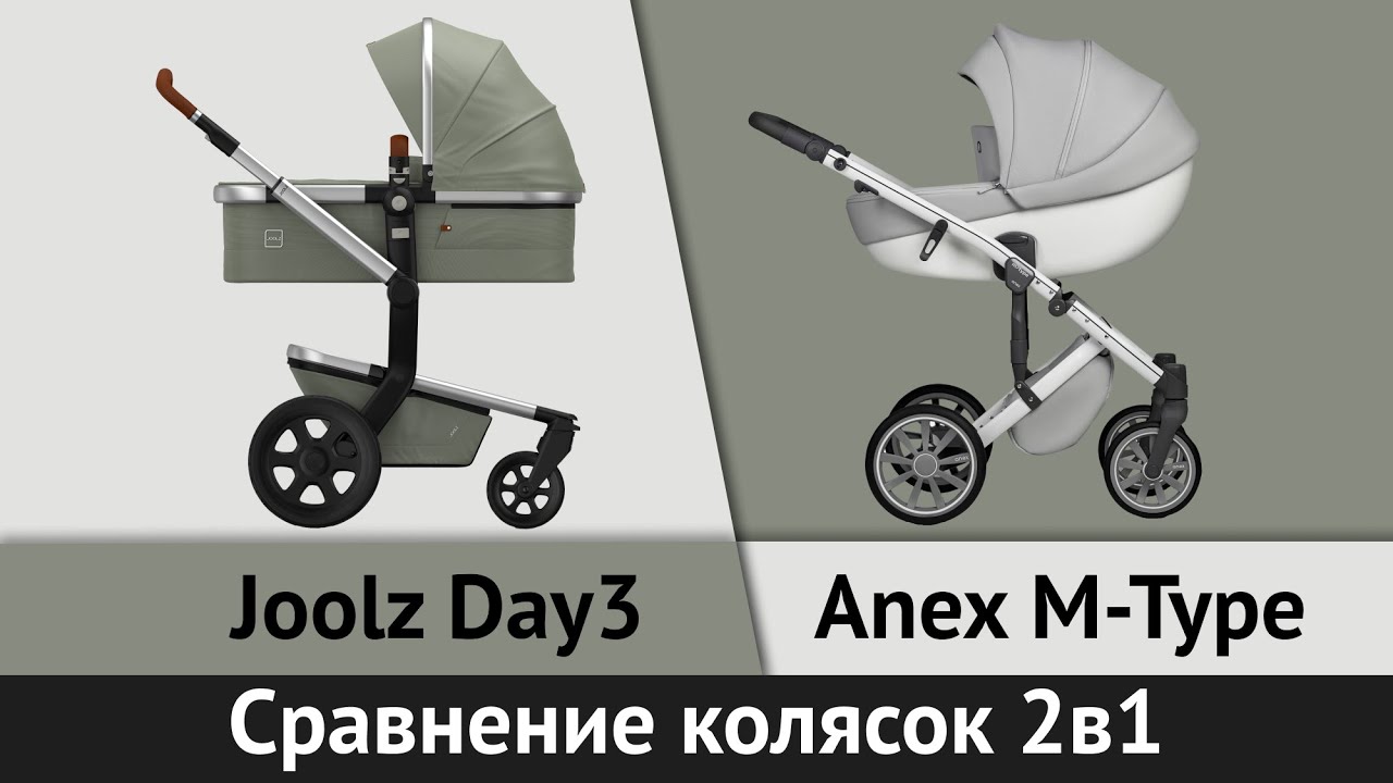 Обзор Anex M Type и Joolz Day3 | Сравнение колясок 2 в 1