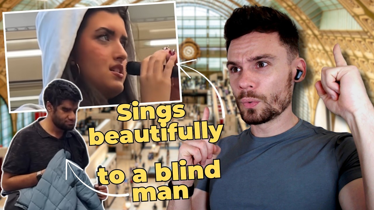 Angelina Jordan Sings To A Blind Man