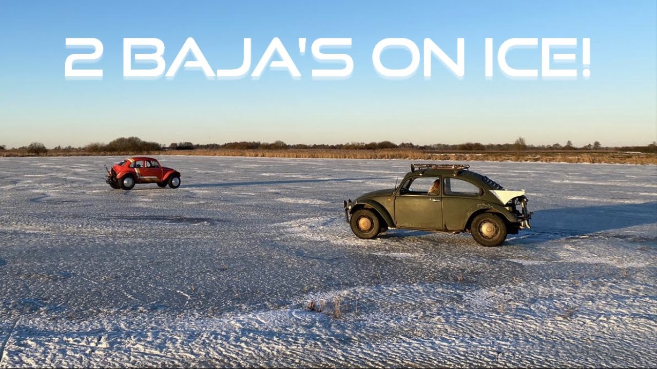 Volkswagen Bajabug On A Frozen Lake - Turbo Engine