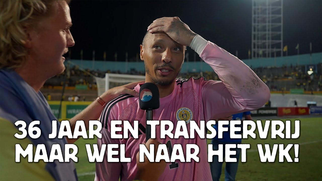 Eloy Room na de wedstrijd Jamaica - Cura&ccedil;ao en het behalen van het WK!