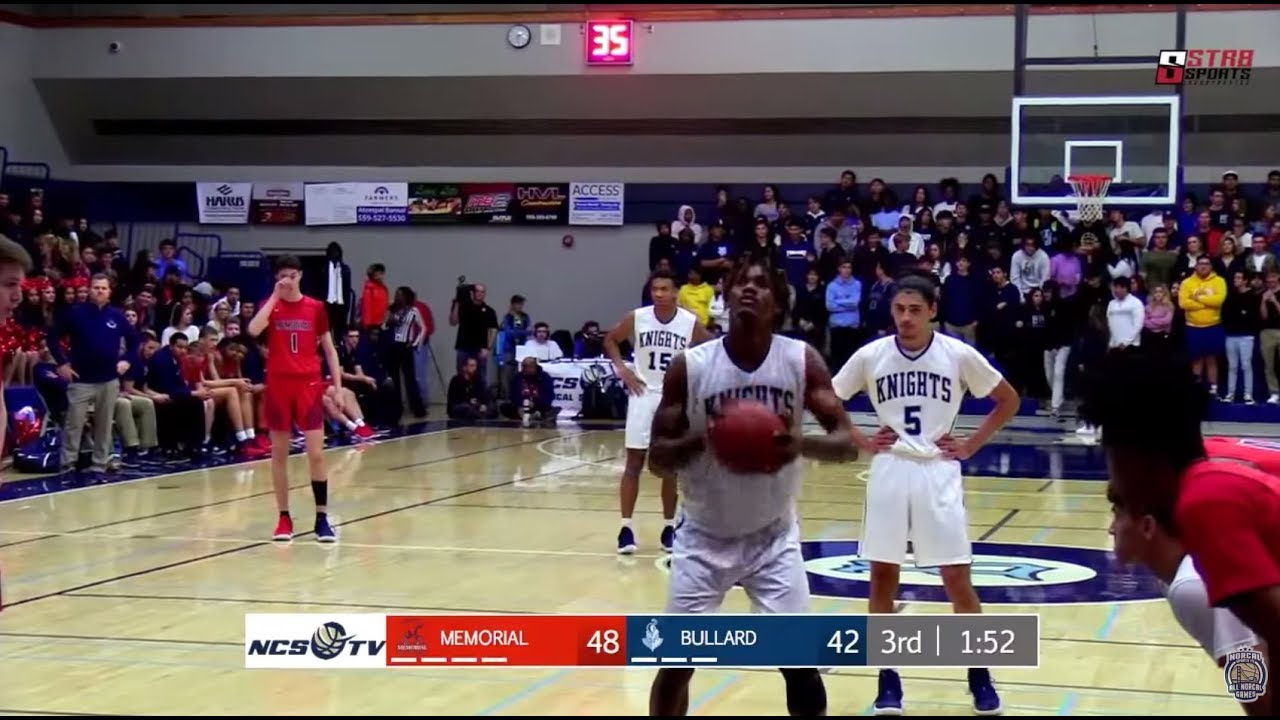 San Joaquin Memorial vs Bullard High School Boys Basketball LIVE 1/23/19