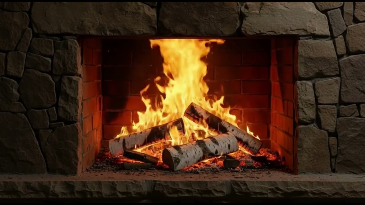 Fireplace 1 hours full HD