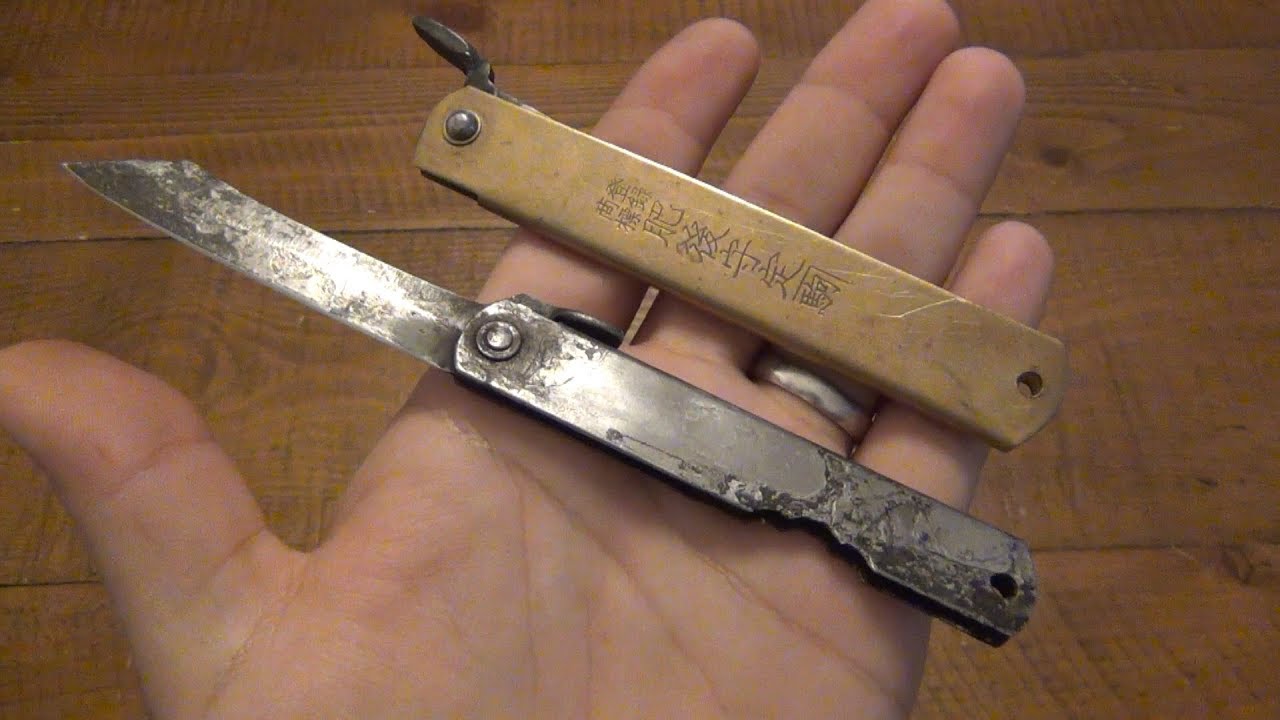 Rusted Knife Challenge Completed! Knife Revealed (Japanese Higonokami)
