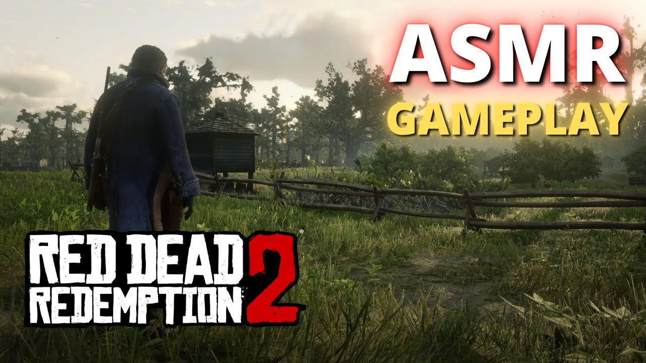 ASMR Jogando Red Dead Redemption 2 - Coletando os Ossos de Dinossauro (Gameplay & Som de Boca)
