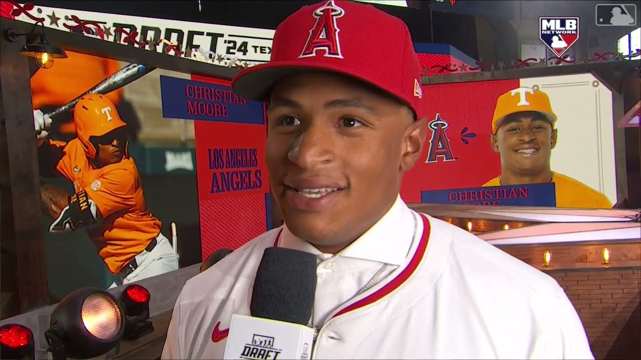 Christian Moore on being drafted by the Angels