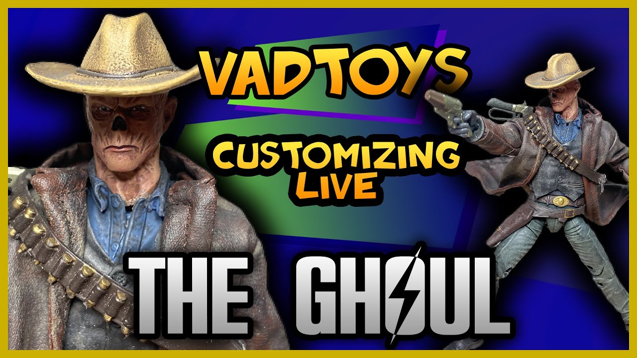 Customizing Live - Cooper Howard Ghoul Fallout Custom Action Figure