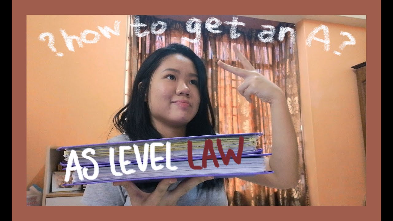 how to study A-Levels Law efficiently ✊😤 (part 1: AS Law study advice)
