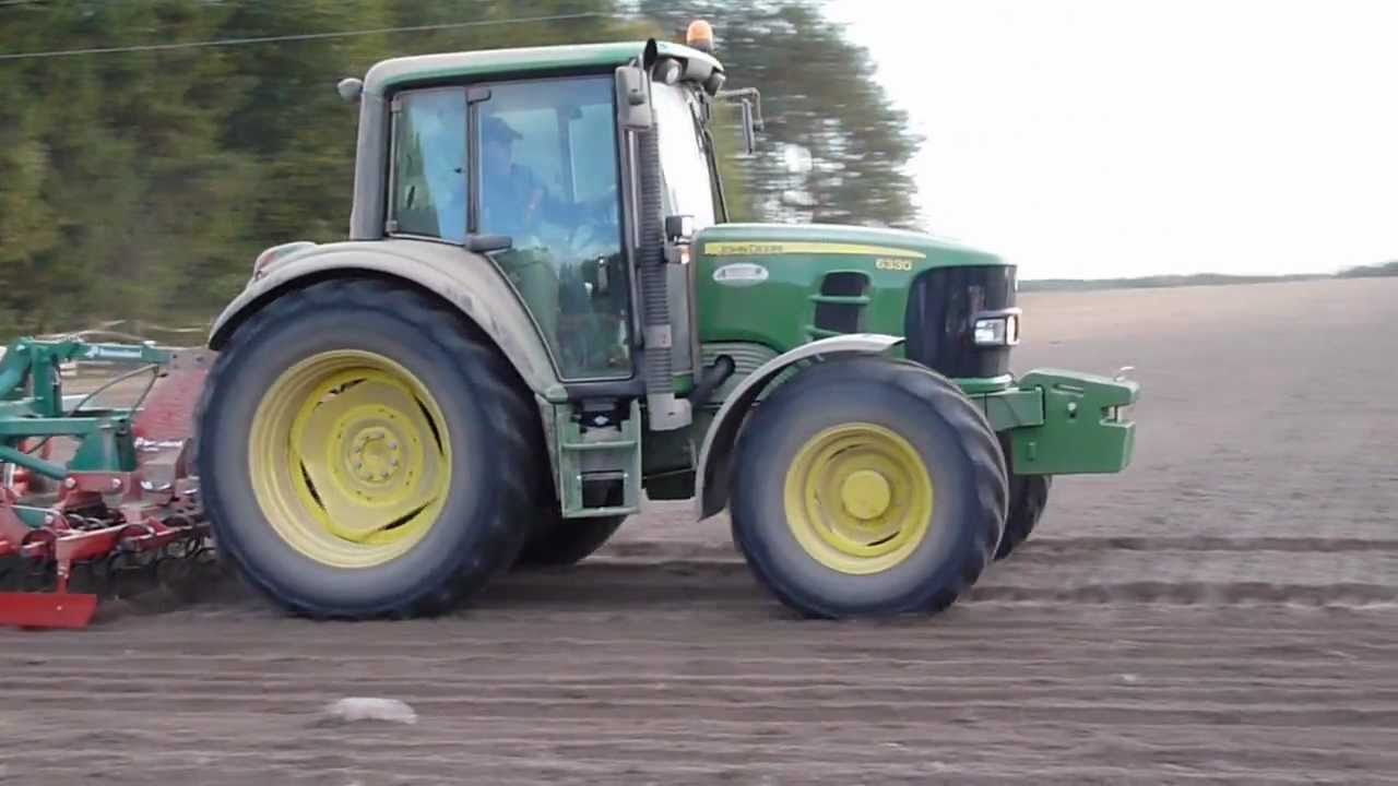 Siew pszenżyta 2012 John Deere 6330+Siewnik Gaspardo+Agregat Kverneland:)