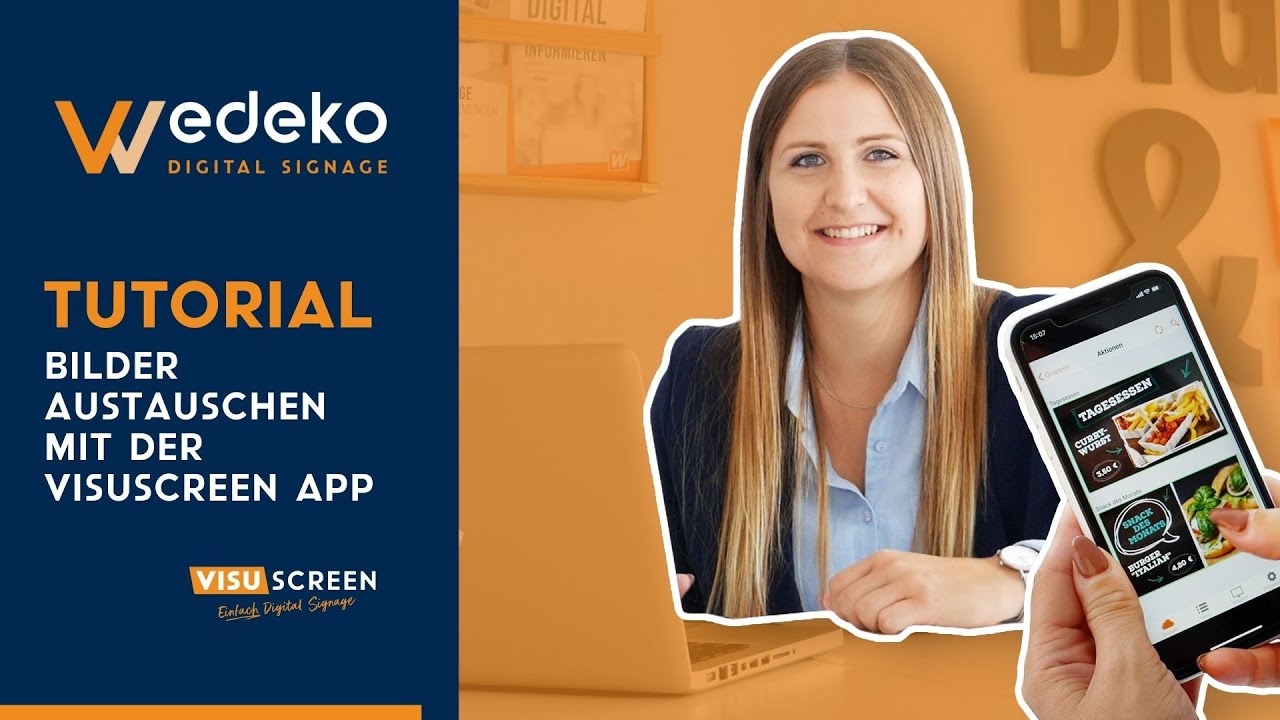 ℹ️ TUTORIAL | HOW TO: Bilder aufnehmen & mit der VisuScreen SMARTPHONE-APP hochladen | WEDEKO.COM 🖥️