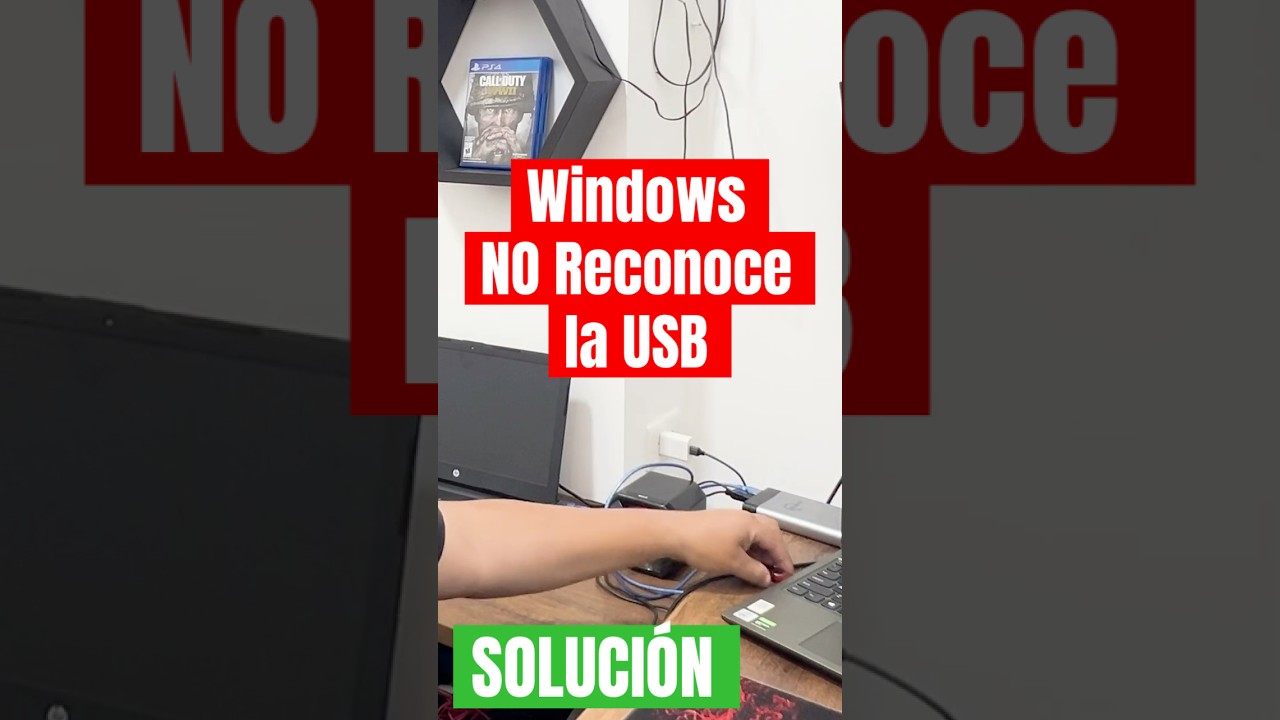 Windows NO Reconoce mi USB al insertarla.#usb #pendrive #windwos11 #windows10  #tutorial
