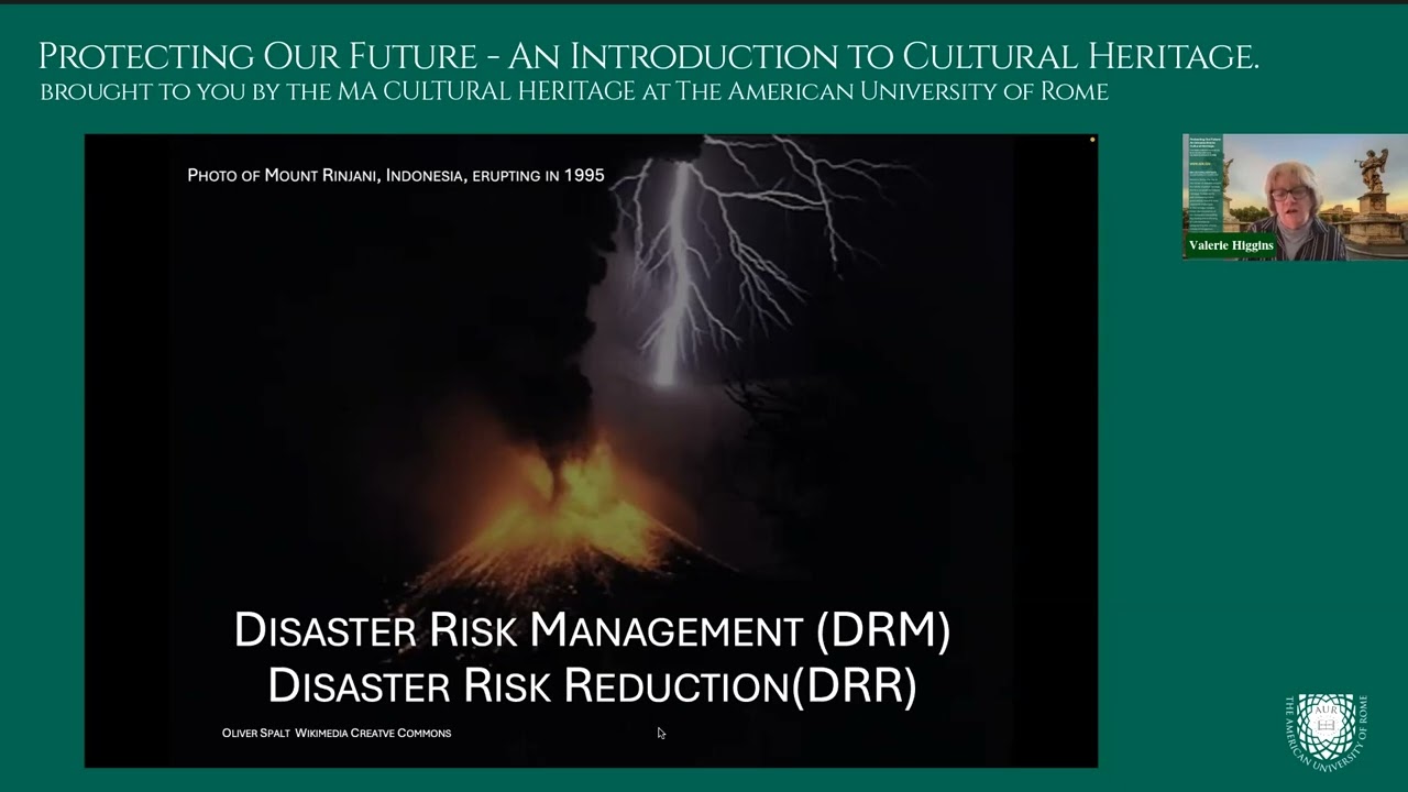 Introduction to Cultural Heritage #.3 PREPARING FOR DISASTER.