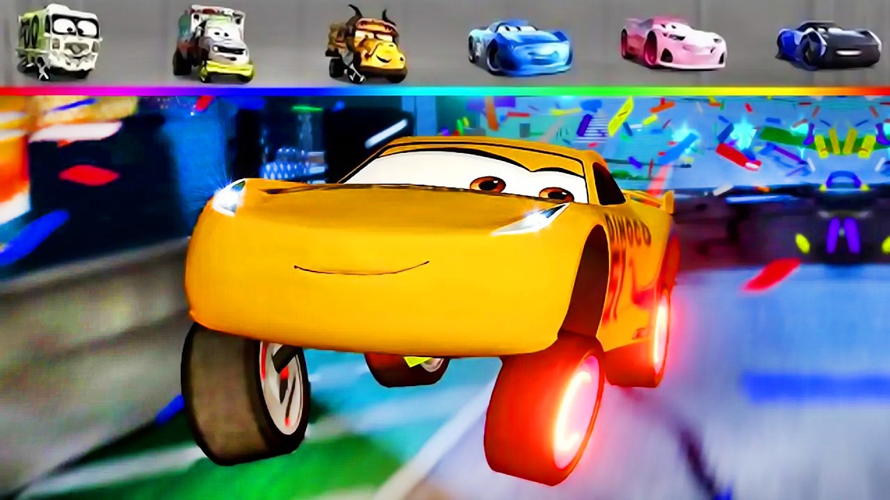 Cars 3 Driven to Win - Jackson Storm vs Lightning McQueen