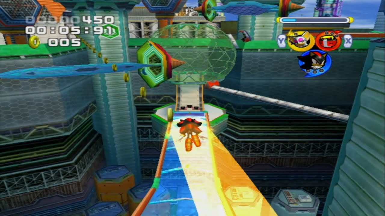 Электростанция 157 570 очков - Команда Тьмы - Sonic Heroes (GCN)