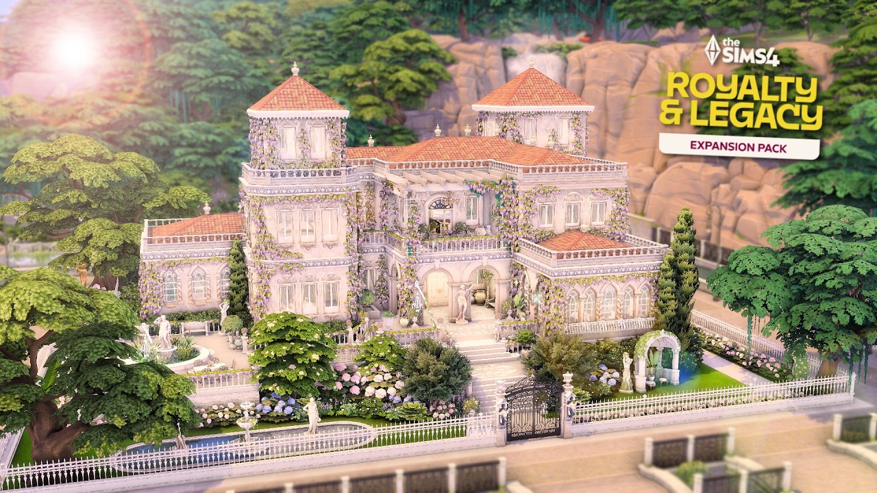 Bright Palace 👑🏰 // The Sims 4: Royalty & Legacy // Speed Build // No CC #simspartner