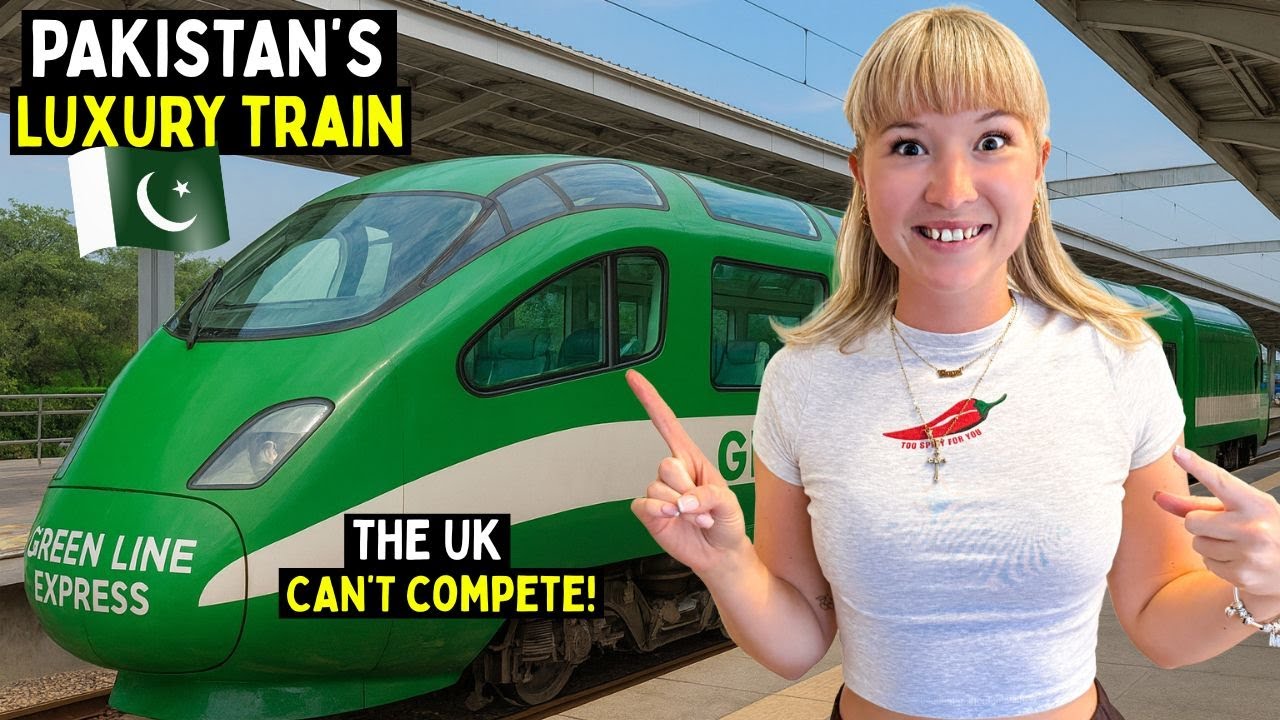 Поездка первым классом на ЛУЧШЕМ поезде Пакистана 🇵🇰 Green Line Express