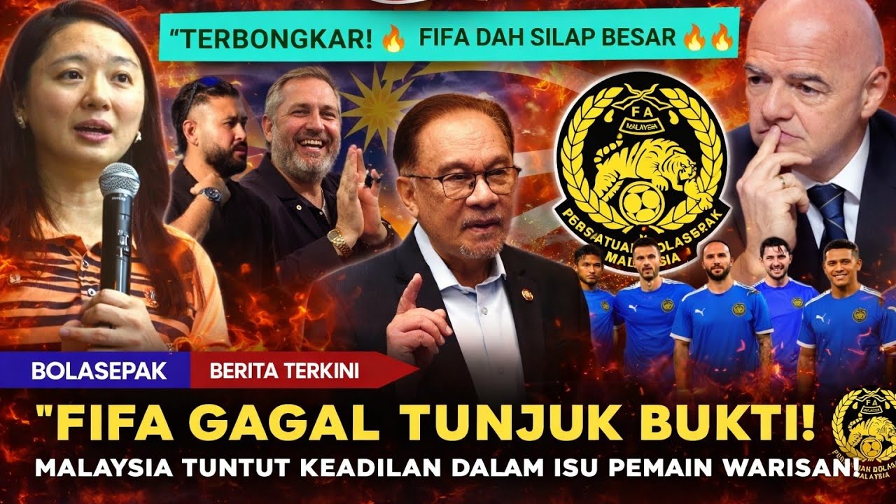 TERBONGKAR! FIFA Tiada Bukti Kukuh, Malaysia Difitnah Palsukan Dokumen Pemain Warisan
