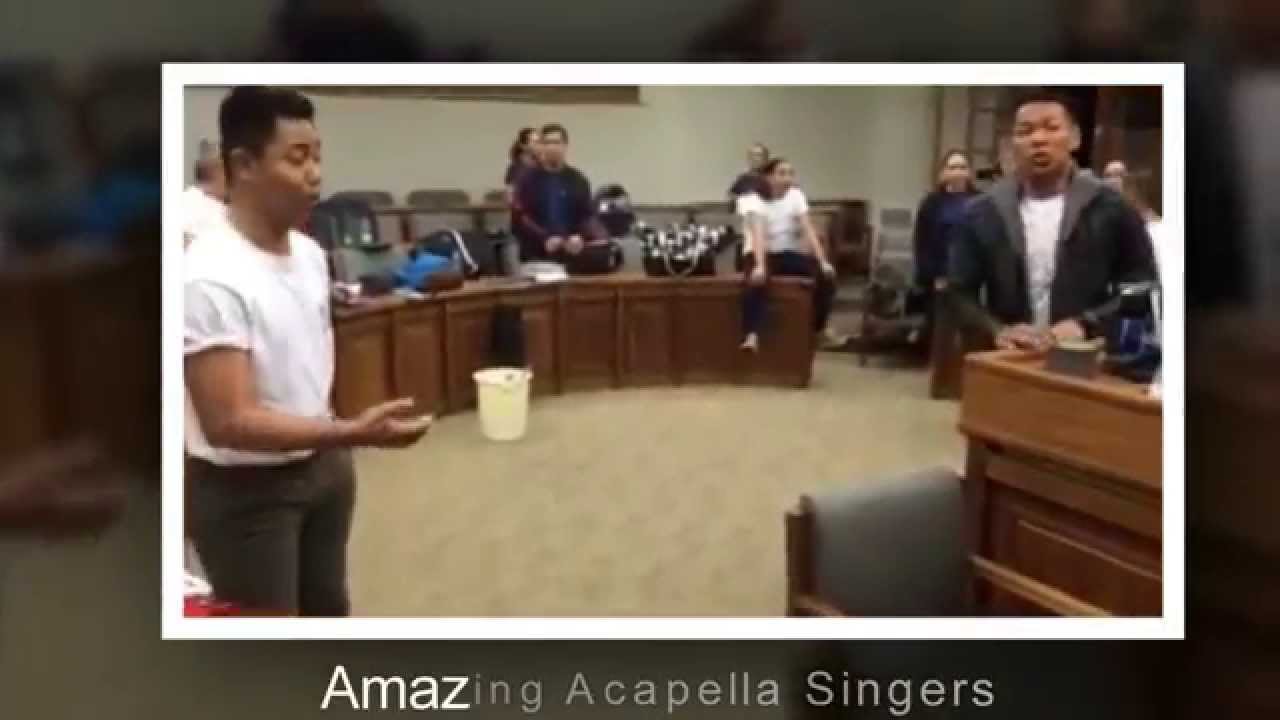 Amazing Filipino Group Singers singing Ikaw Ang Lahat Sa Akin (Acapella)