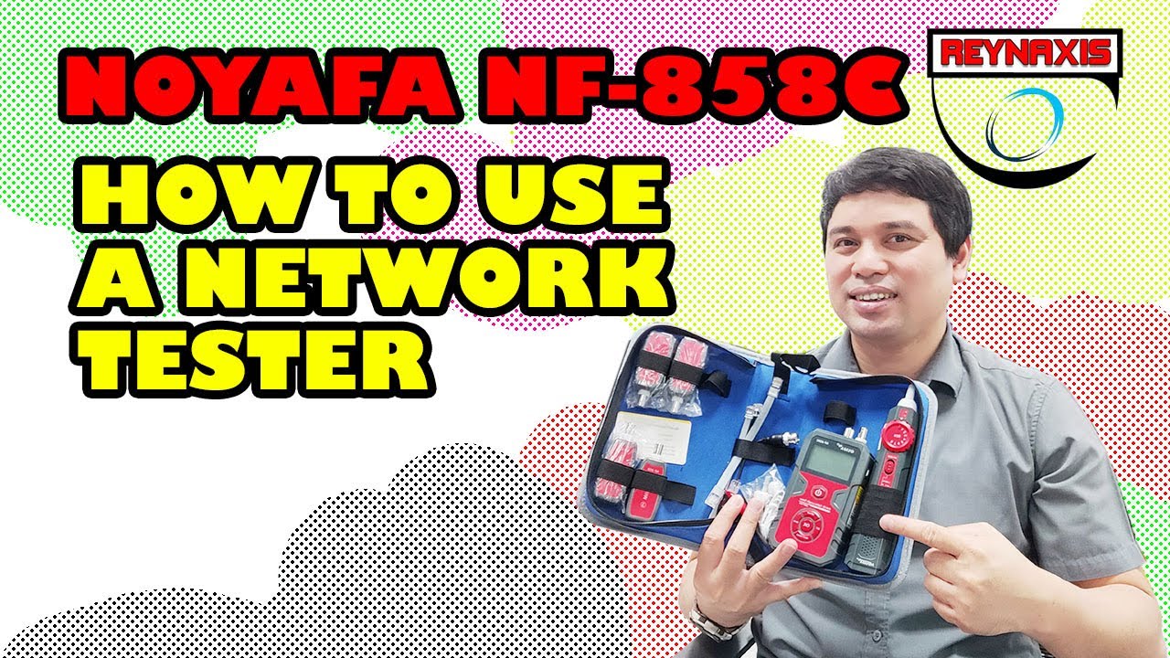 Noyafa NF-858C: How To Use A Network Tester