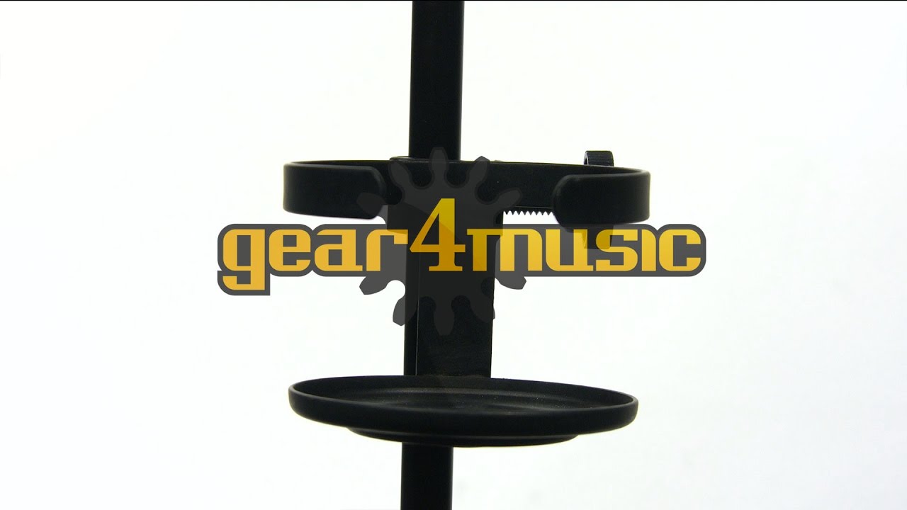 Microphone Stand Drinks Holder by Gear4music