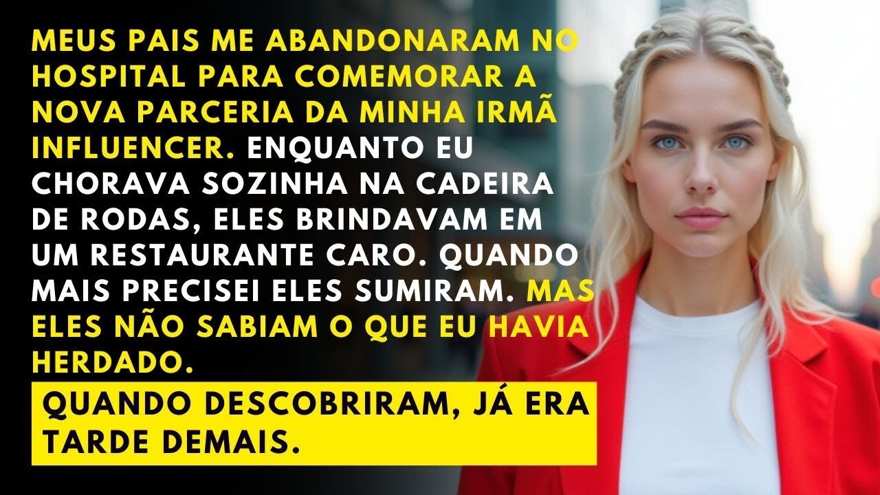 Minha família me deixou no hospital, por uma parceria da minha irmã, mas eu tinha um segredo!