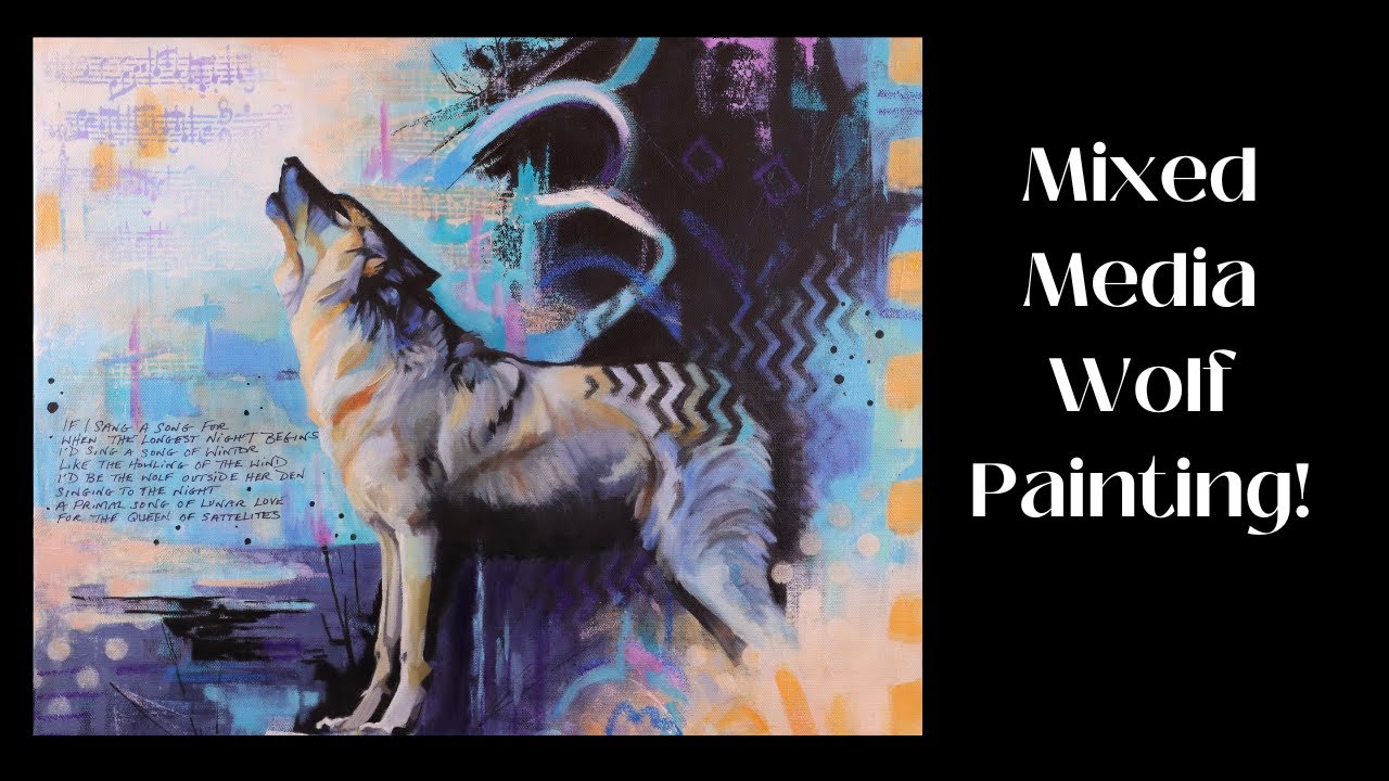Mixed Media Painting// Building Layers