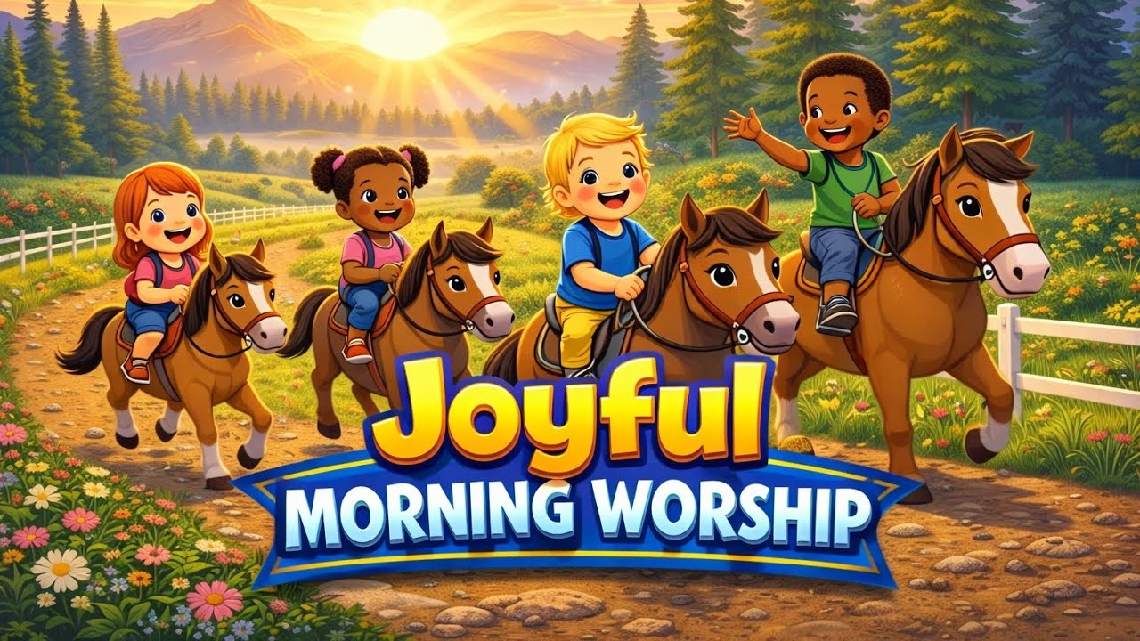 👨‍🎤👩‍🎤Joyful Morning Worship for Kids | Happy Learning Songs with Jesus 🎵