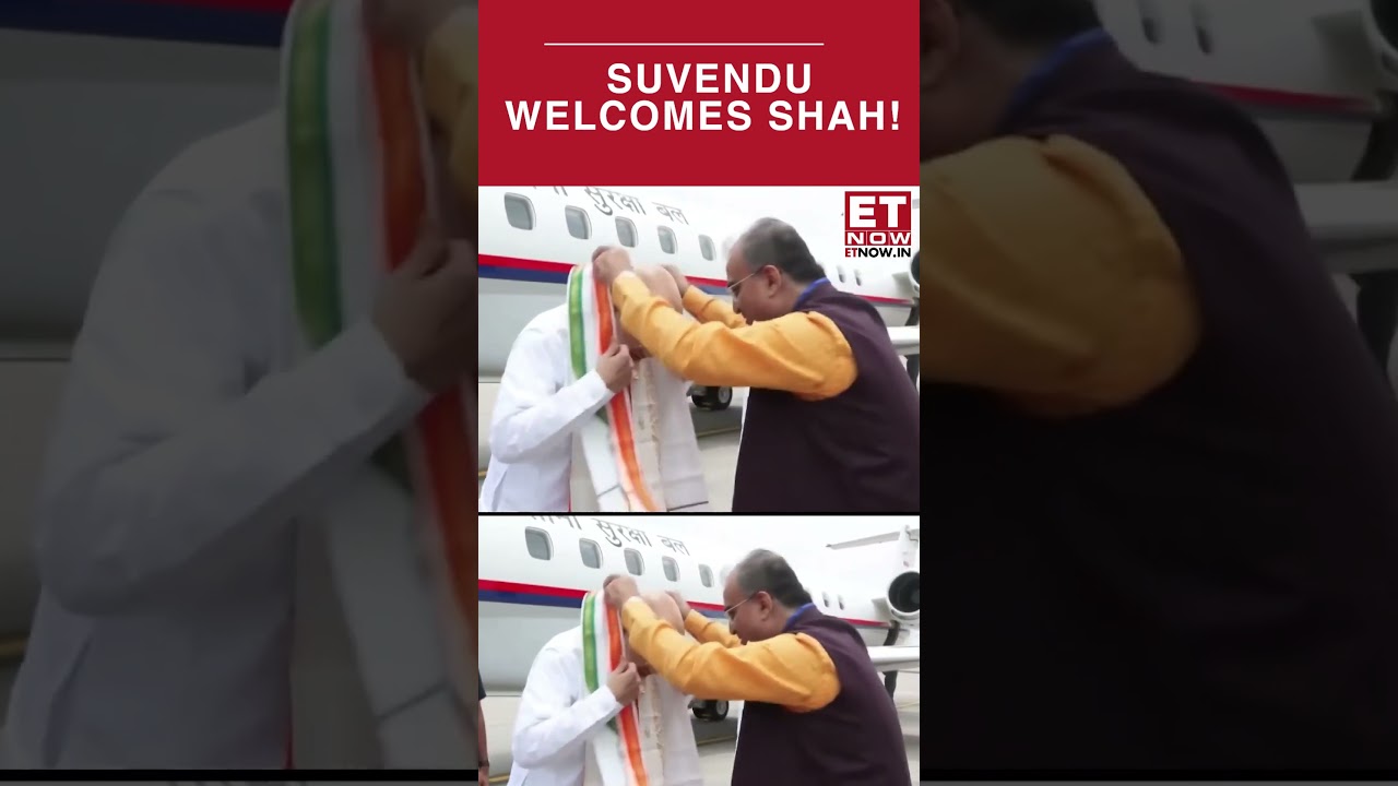 AMIT SHAH LANDS IN KOLKATA! Suvendu Adhikari Welcomes &lsquo;Mastermind&rsquo; for BJP Govt Formation