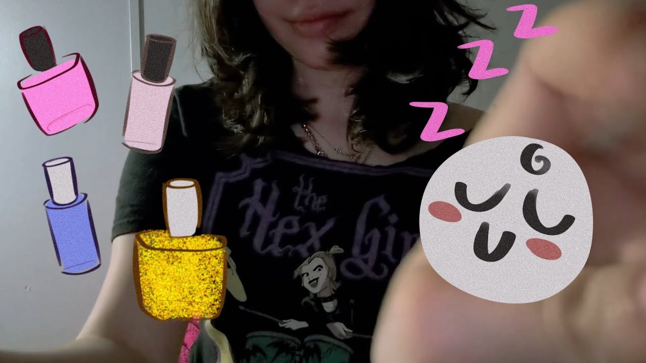 Lofi ASMR Sort My Nail Polish With Me 💅💕 (Old school asmr, Glass sounds, Tapping, Mouth Sounds）