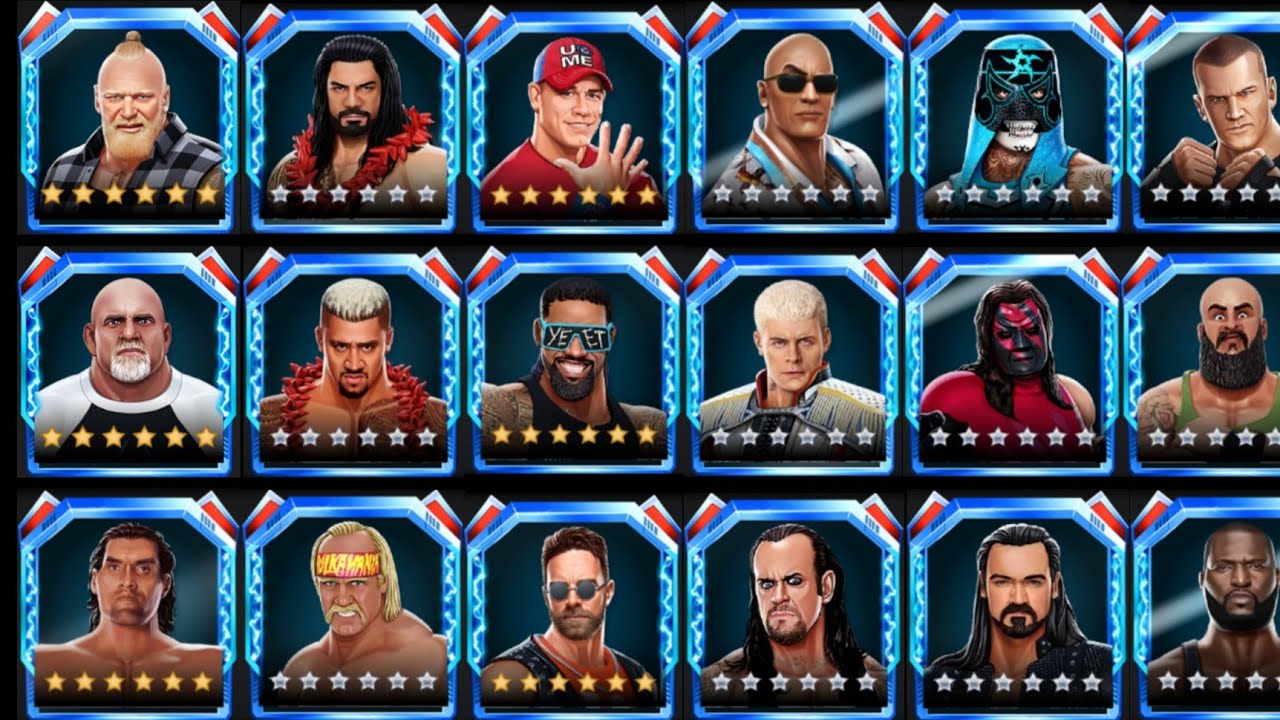 WWE Mayhem All 6 Star Super Signatures Moves