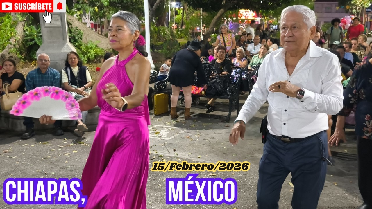 DANZÓN, 15/FEBRERO/2026, Parque Jardín de la Marimba, Tuxtla Gutiérrez, Chiapas #danzon #parati