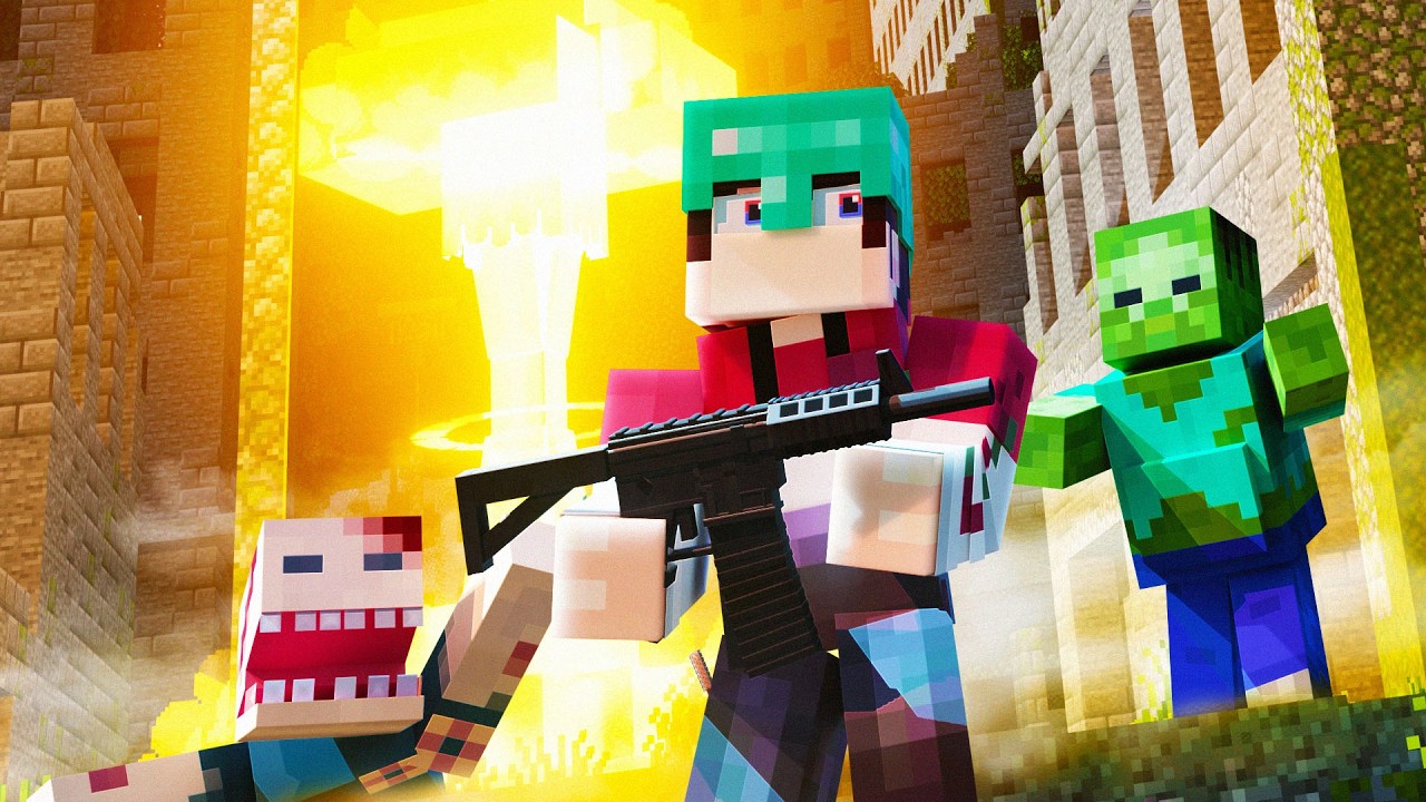 JAK PRZETRWAŁEM w ZOMBIE APOKALIPSIE w DUO MINECRAFT HARDCORE