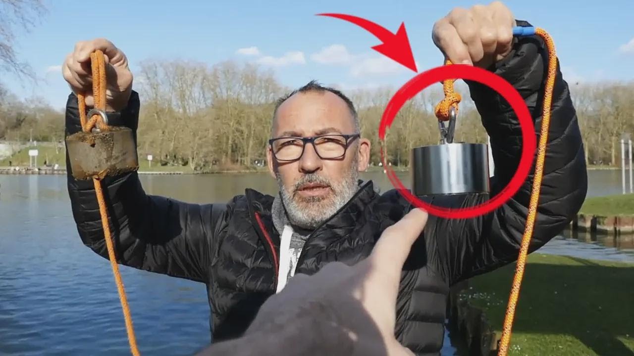 Hidden Treasures Underwater in Lille: Magnet Fishing Adventure with CHRISDETEK