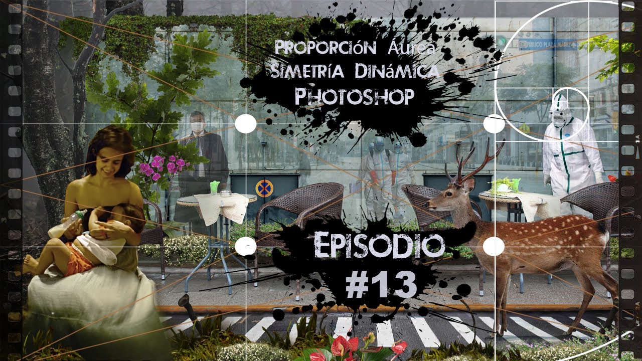 Como utilizar la Simetria Dinamica y Proporcion Aurea en Photoshop | Episodio #13