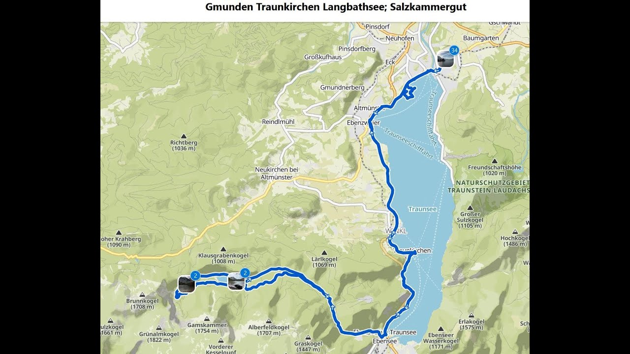 Gmunden Traunkirchen Langbathsee kl 02112023