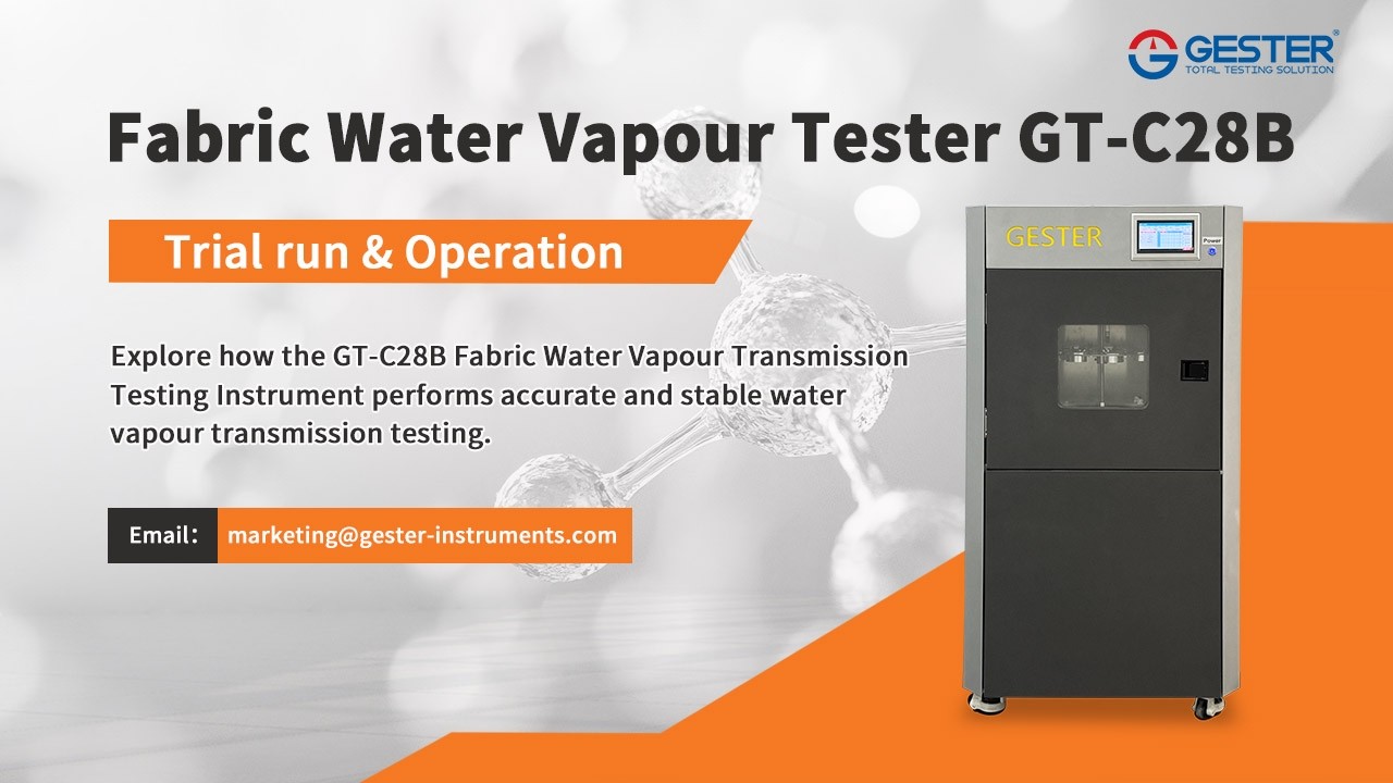 ✨Fabric Water Vapour Tester GT-C28B | Trial run & Operation