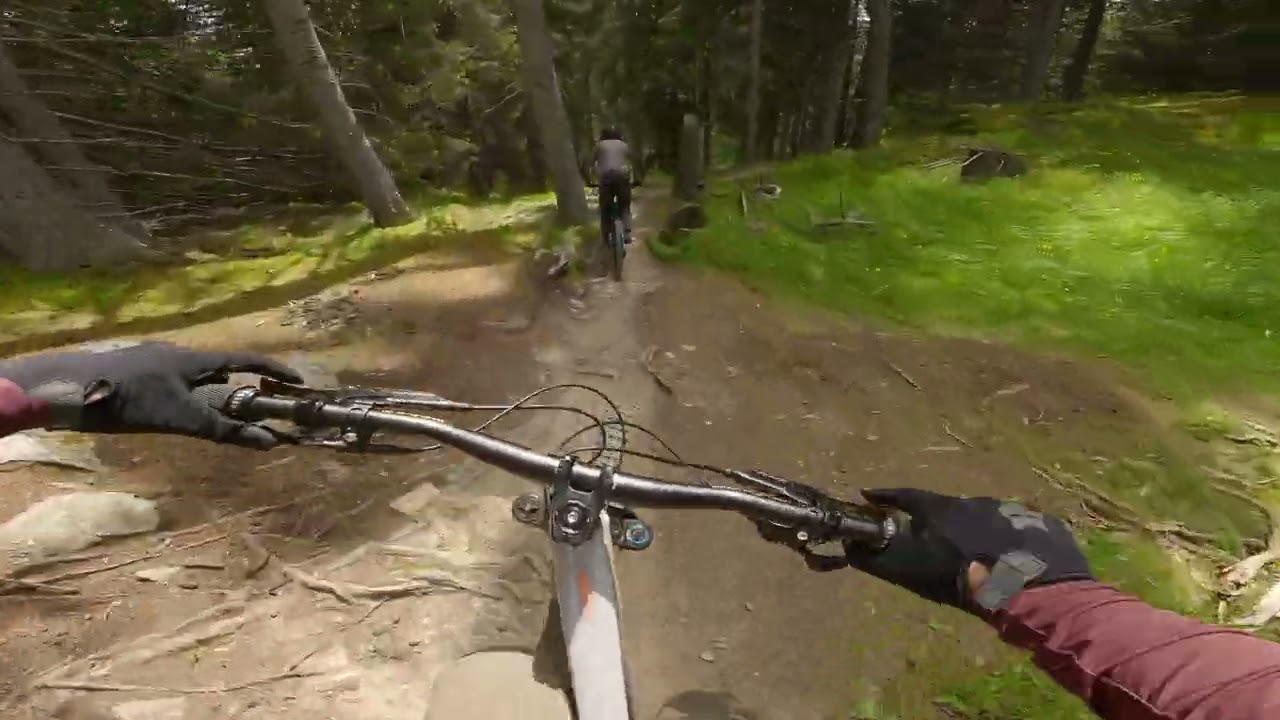 Kreuzmoos Trail + Oberer Gerry Trail end - 3-Länder Enduro Trails - Nauders
