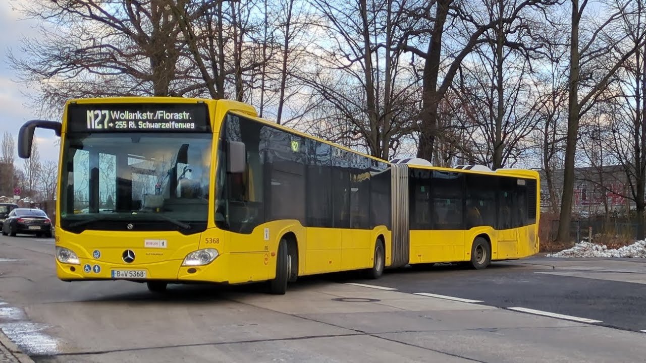 Berlin Bus|Mitfahrt im MB GN21 auf dem M27/255 Ost von Hadlichstraße bis Schwarzelfenweg