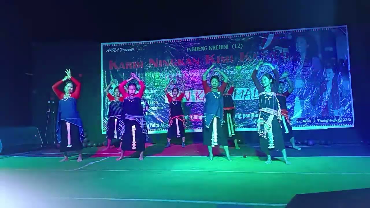 Karbi new year night (Mothers group Dance)
