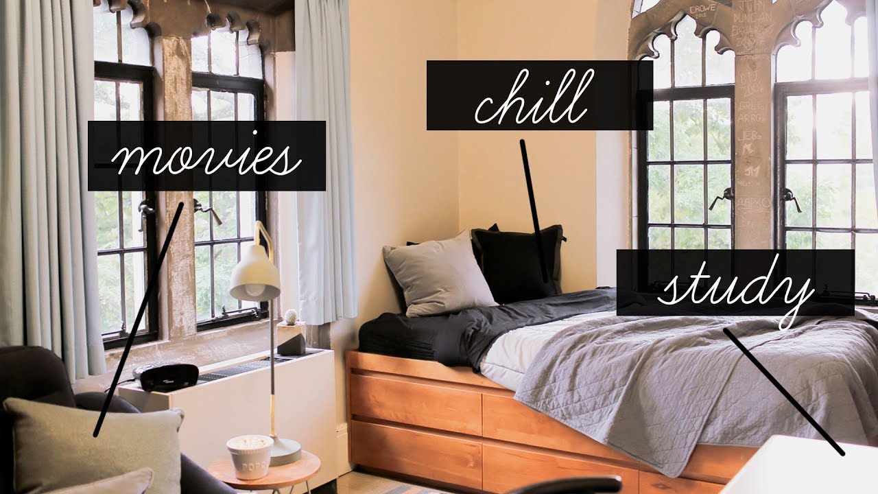 CRAZY DORM MAKEOVER FOR MOVIES + CHILL