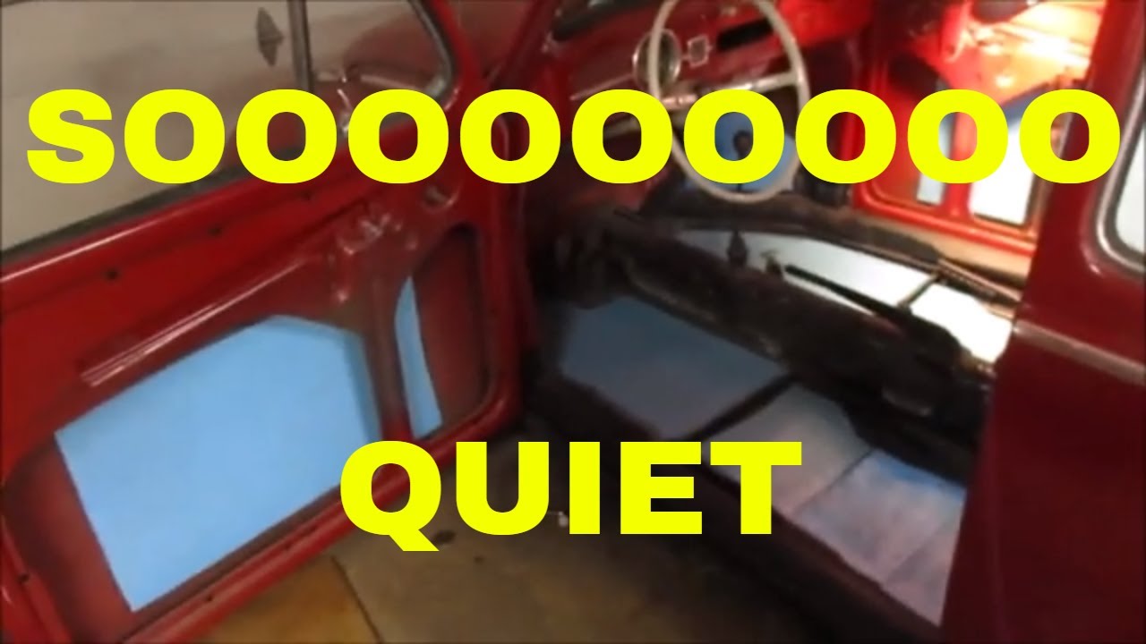 INTERIOR SOUND MANAGEMENT 1964 VW BUG