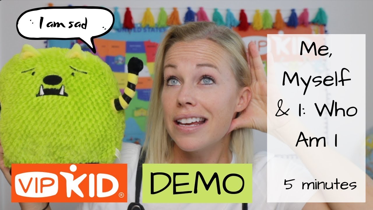 VIPKID DEMO: Me, Myself & I: Who Am I- 5 minute DEMO (Launched in June 2019)