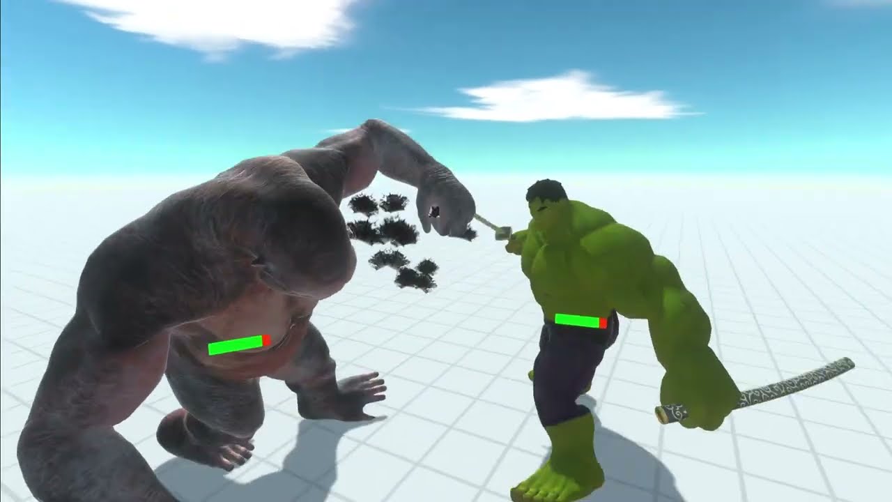 Hulk vs Goro the Giant - Animal Revolt Battle Simulator