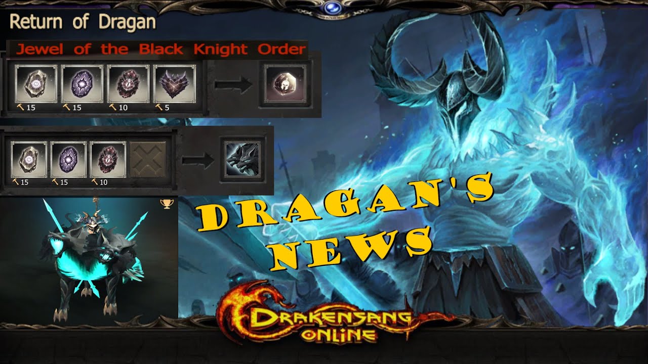 Drakensang Online | Dragan's News - New Jewels - New Mount and more | #drakensangonline