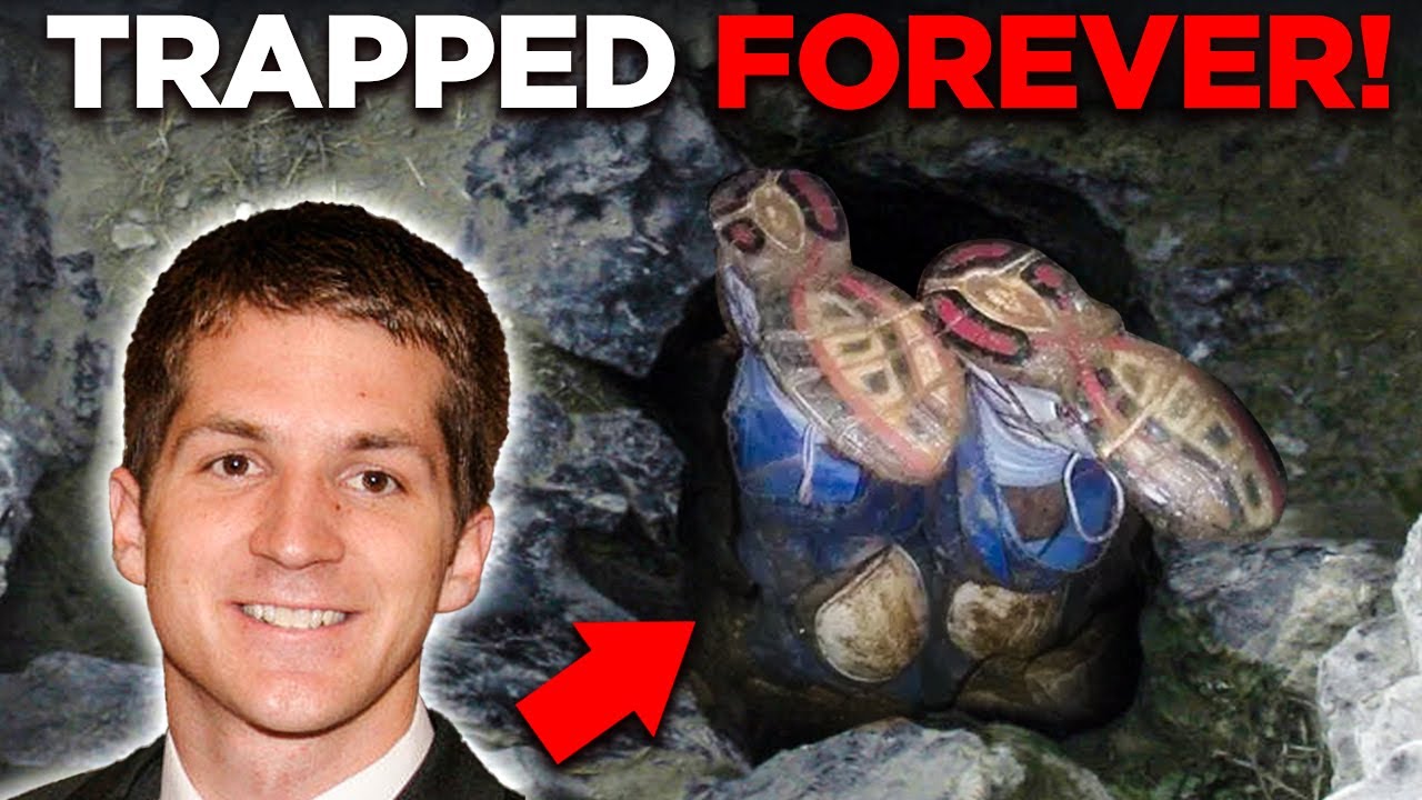 He's Trapped Upside Down In The Nutty Putty Cave....